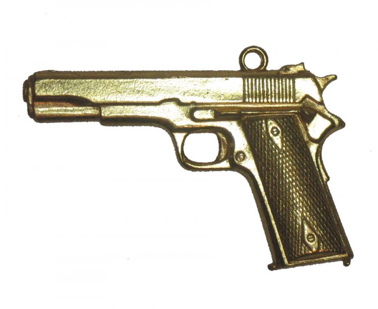 Handgun Vintage Pendant (2) - Click Image to Close