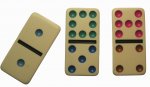 Colorful Dot Plastic Dominoes (4)