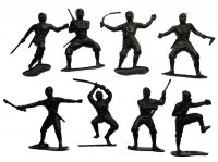 Ninja Warrior Plastic Figures (3)