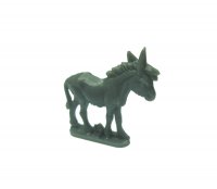 Tiny Vintage Donkey Miniature (2)