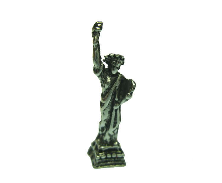Pewter Tiny Statue of Liberty (1) - Click Image to Close