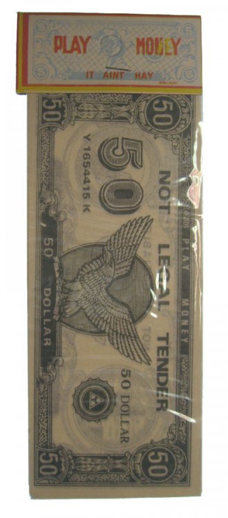 Packet of Vintage Paper PLAY MONEY - Click Image to Close