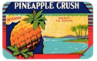Pineapple Crush Vintage Label (2)