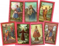 Vintage Mini Catholic Saint Images (7)