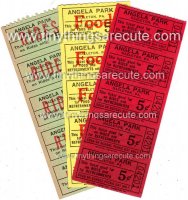 Theme Park Vintage Ticket Pack