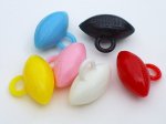 Colorful Mini Football Vintage Plastic Charms (8)