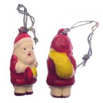 Santa Claus Vintage Puffy Celluloid Charm (1)