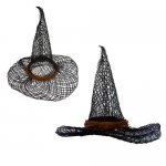 Sinamay 3" Witch Hat (1)