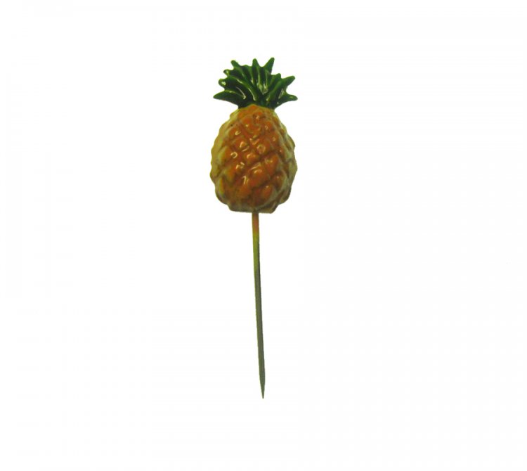 Enamel Pineapple Vintage Stick Pins (3) - Click Image to Close