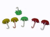 Tiny Vintage Plastic Umbrella (3)
