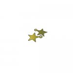 Little Star Raw Brass Charms (20)