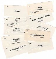 Latin Vintage Vocabulary Cards (10)