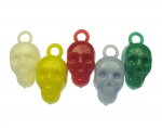 Colorful Skull Gumball Charms (6)