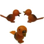 Orange Bird Vintage Miniature (1)