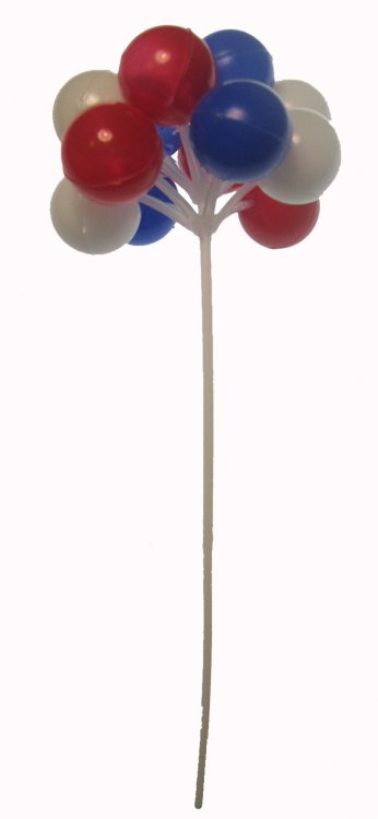 Patriotic Party Balloon Pick (3) - Click Image to Close
