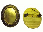 Oval Brooch Pin with Setting (2)