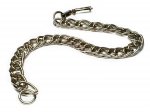 Silvertone Double Curb Style Bracelet (1)