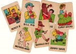 Old Maid Vintage Miniature Cards (3)