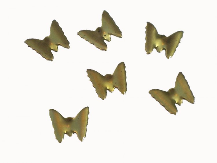Little Butterfly Brass Findings (10) - Click Image to Close