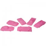 Assorted Mini Pink Cars Vintage Erasers (5)