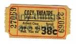 COZY THEATRE Vintage Tickets (12)