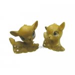 Blue-eyed Spotted Deer Fawn Vintage Miniature (2)