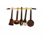 Coppery 5pc Cooking Utensil Set