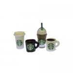 Coffee For Here and To Go 4 pc Mini Set