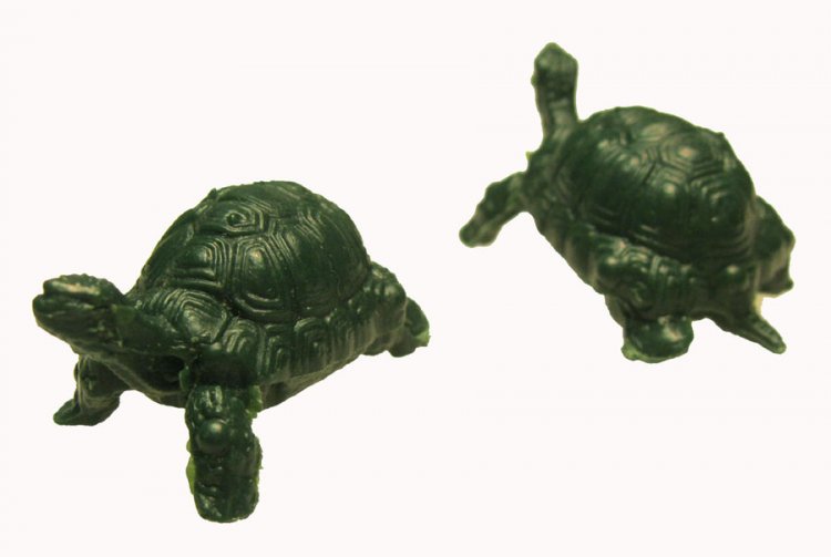 Green Tortoise Vintage Miniature (1) - Click Image to Close