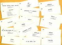 Russian Vintage Vocabulary Cards (10)