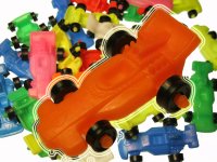 Colorful Plastic Racecars Vintage Toys (6)