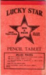 LUCKY STAR Vintage Pencil Tablet