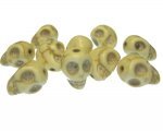 Howlite Skull 10mm Beads (10)