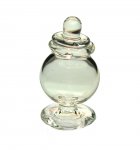 Glass Jar and Lid Miniature (1)