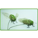 Green Cicada on Wire Pick (1)