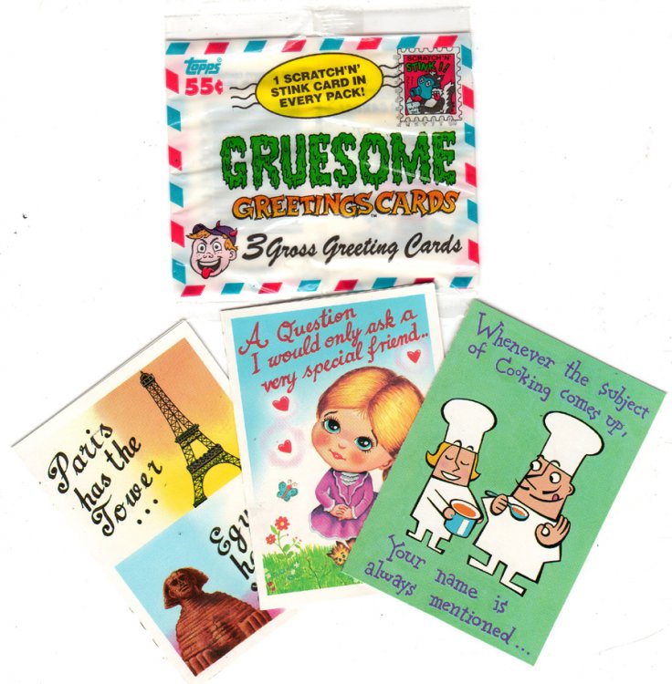 Gruesome Greetings Card Packets (3) - Click Image to Close