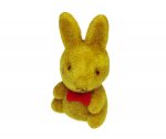 Flocked Brown Bunny Rabbit Miniatures (3)