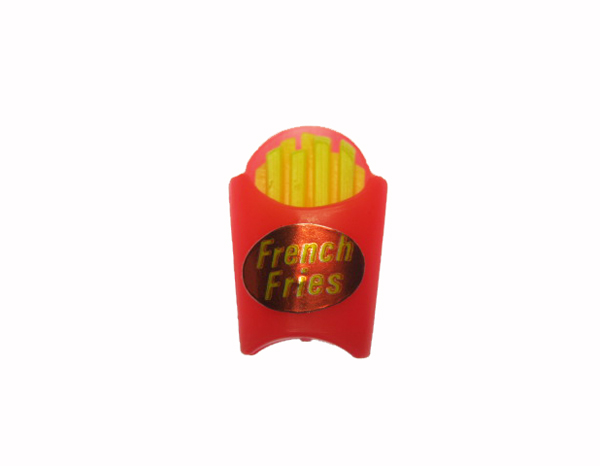 French Fry Plastic Vintage Charms (6) - Click Image to Close
