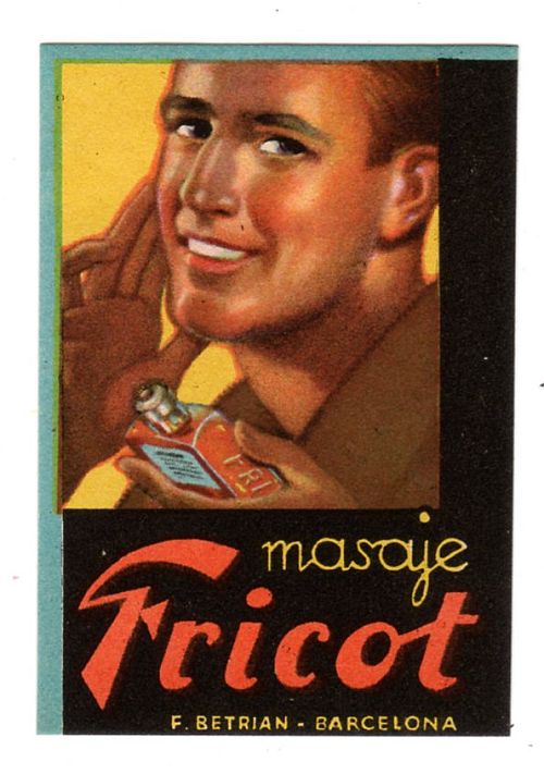 Fricot Masaje Vintage Label (1) - Click Image to Close
