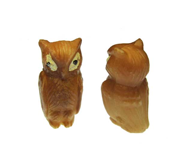 Brown Owl Vintage Miniature (1) - Click Image to Close