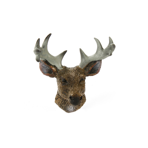 Buck Deer Head Miniature (1) - Click Image to Close