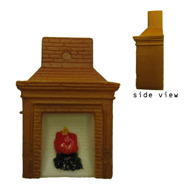 Cozy Fireplace Vintage Miniature (2) - Click Image to Close
