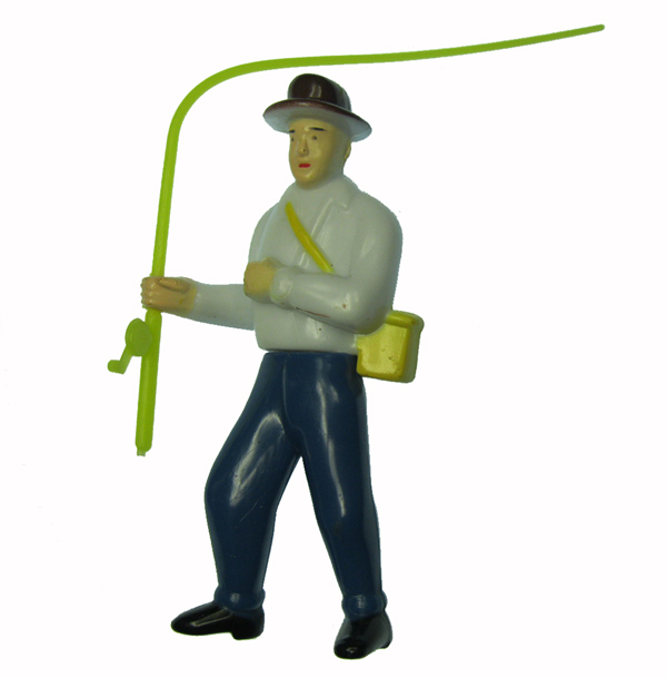Fisherman Plastic Figure - Click Image to Close