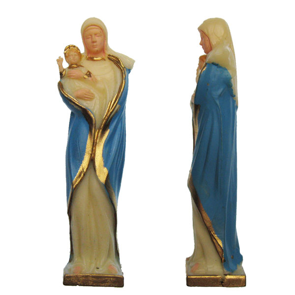 Mother and Child Vintage Religious Statuette (2) - Click Image to Close