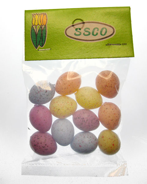Assorted Color Vintage Miniature Speckeled Eggs - Click Image to Close