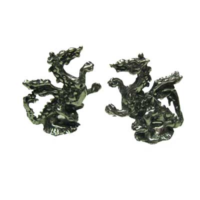 Pewter Miniature Dragon (1) - Click Image to Close
