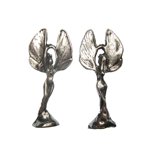 Pewter Miniature Fairy (1) - Click Image to Close