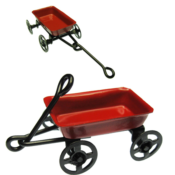 Little Red Wagon Miniature (1) - Click Image to Close