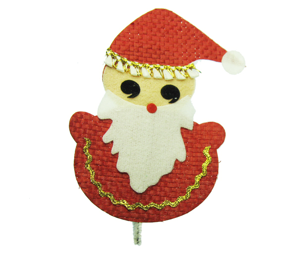 Crafty Santa Claus Vintage Tie-On Decoration (1) - Click Image to Close