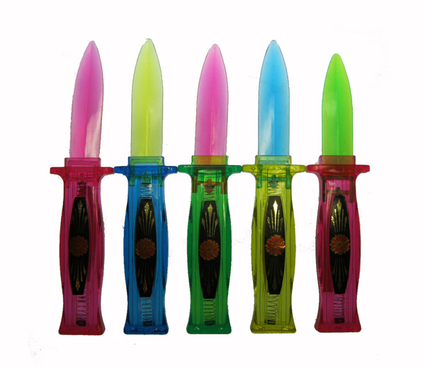 NEON Magic Trick Knife Vintage Toy - Click Image to Close